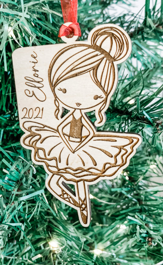 Dancer Ornament Girl - Personalized