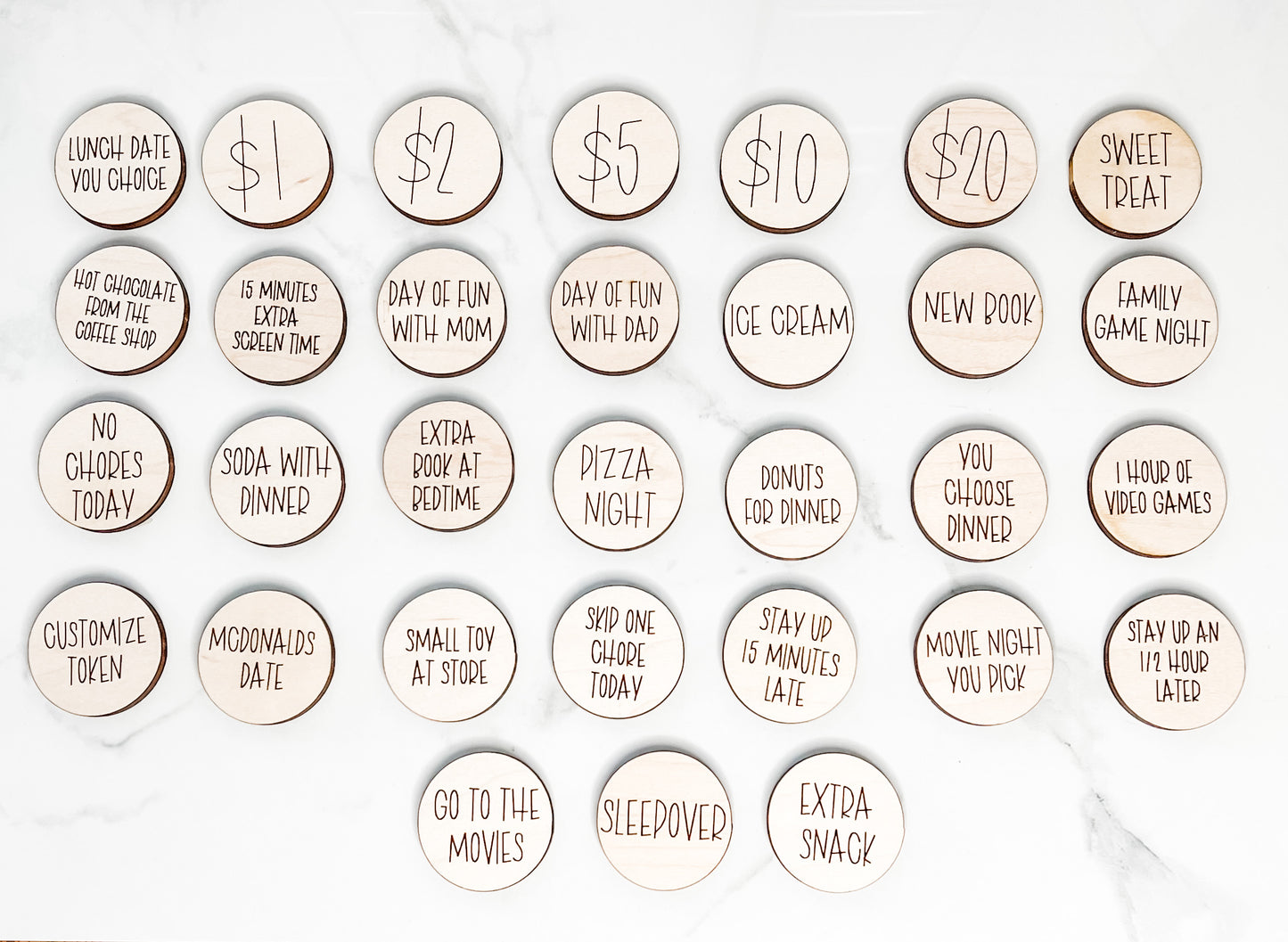 Easter Egg Filler Tokens