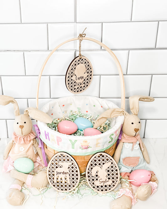 Easter Basket Tags-Rattan