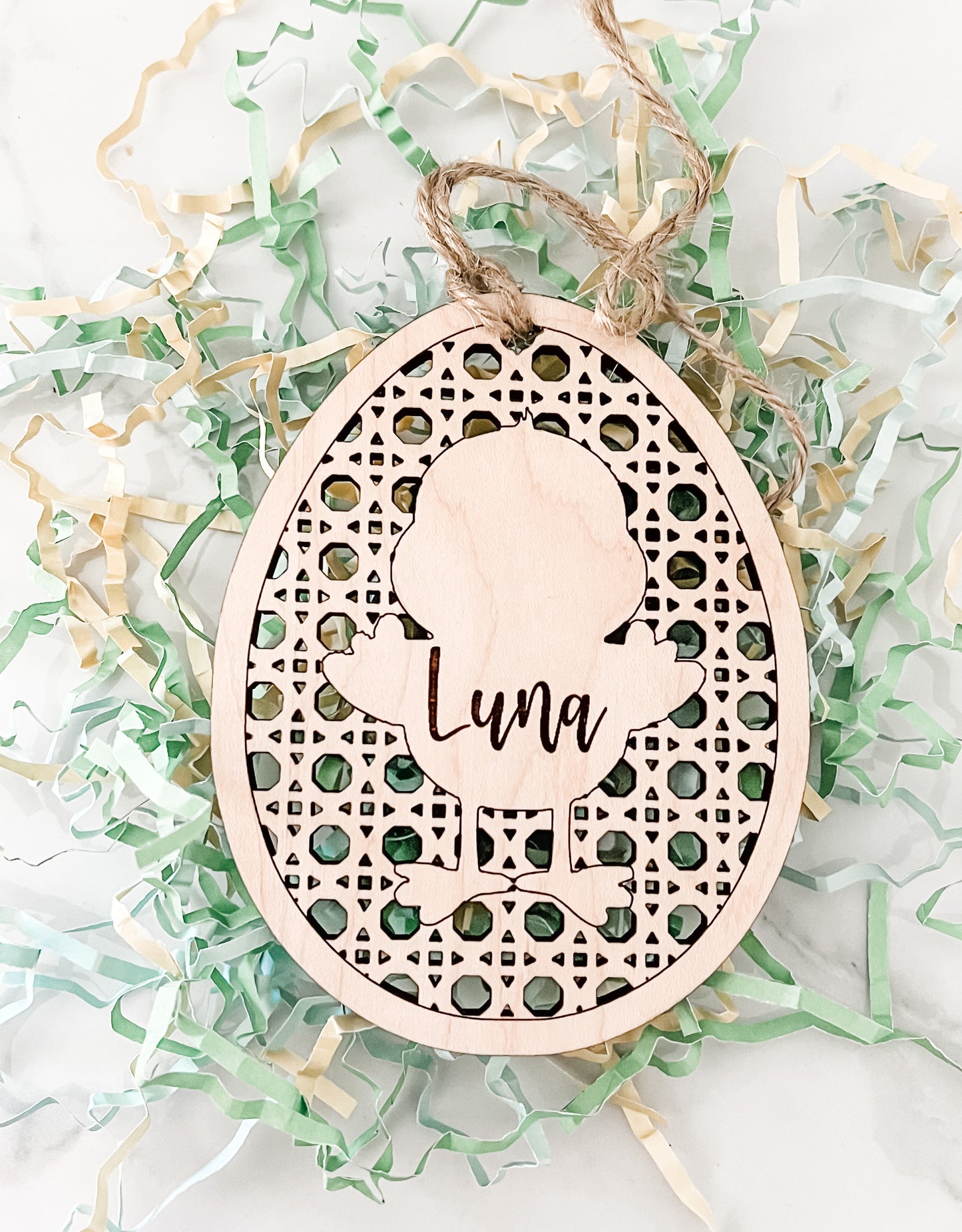 Easter Basket Tags-Rattan