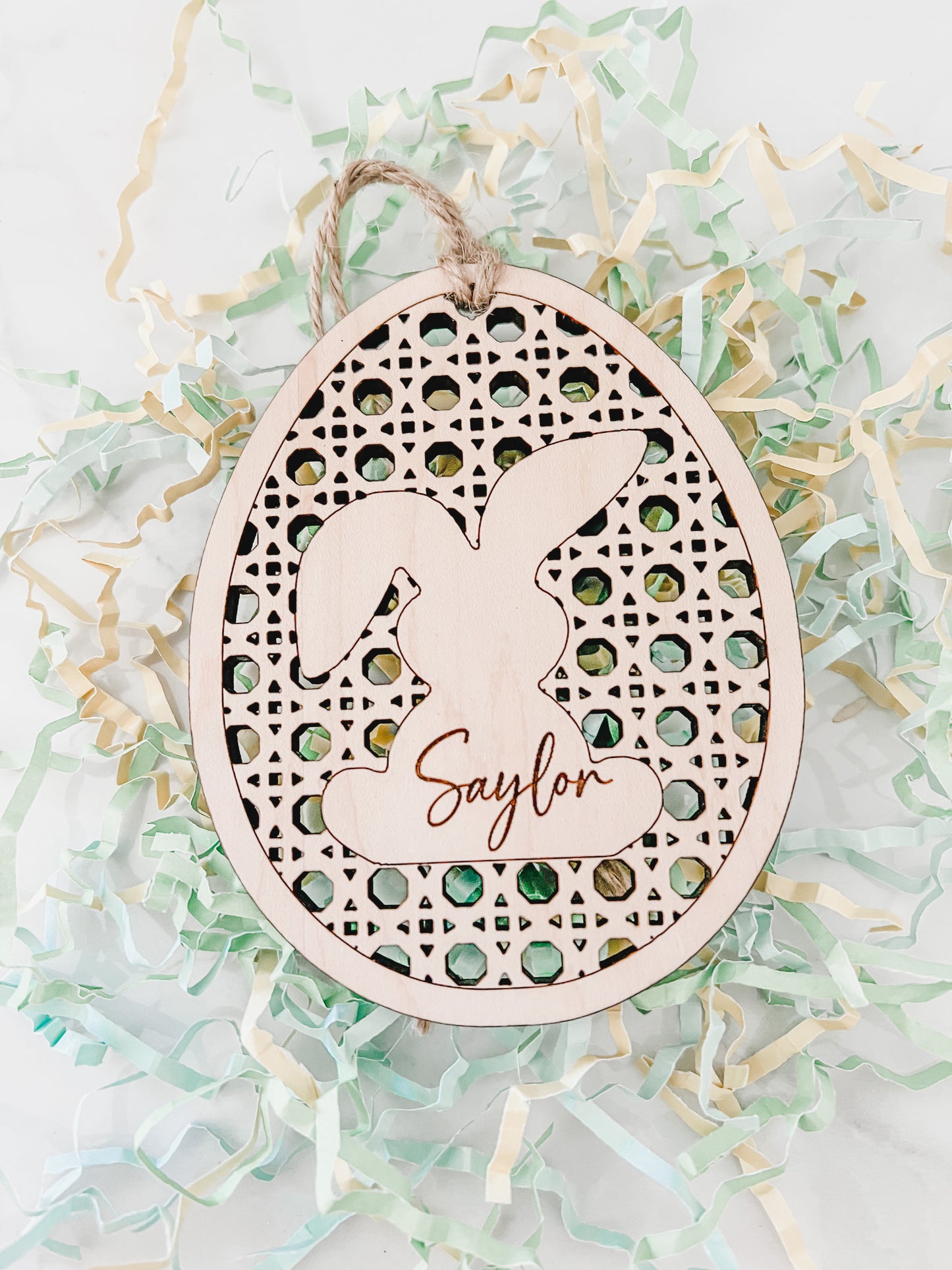 Easter Basket Tags-Rattan