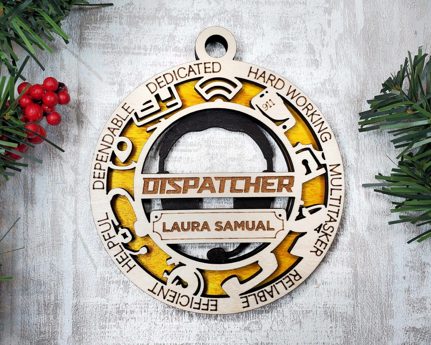911 Dispatcher Ornament