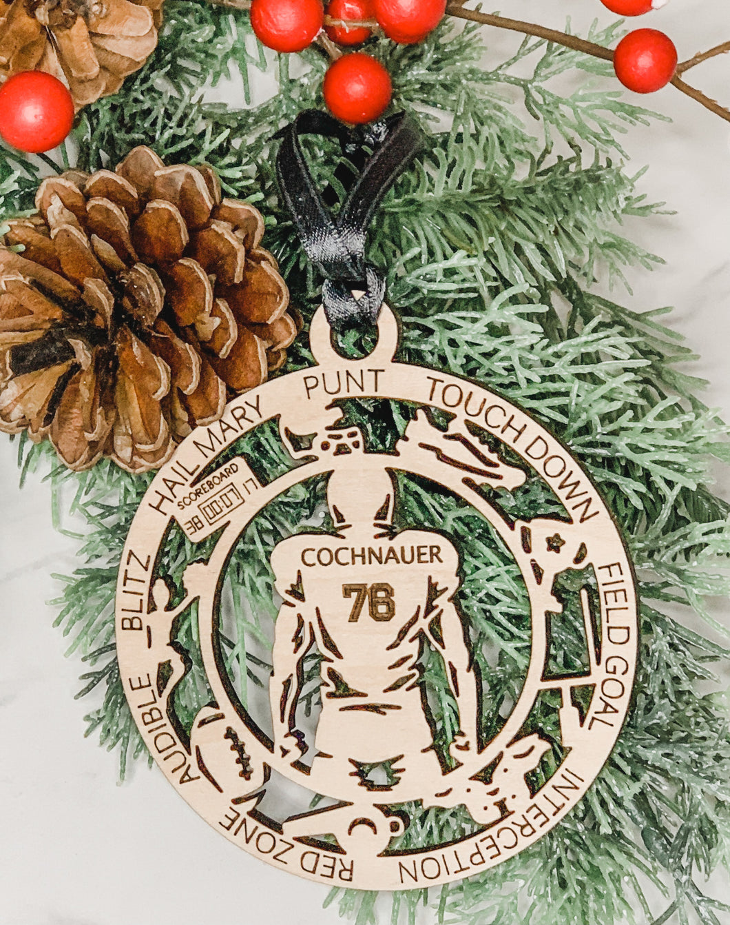 Football Ornament - Personalized