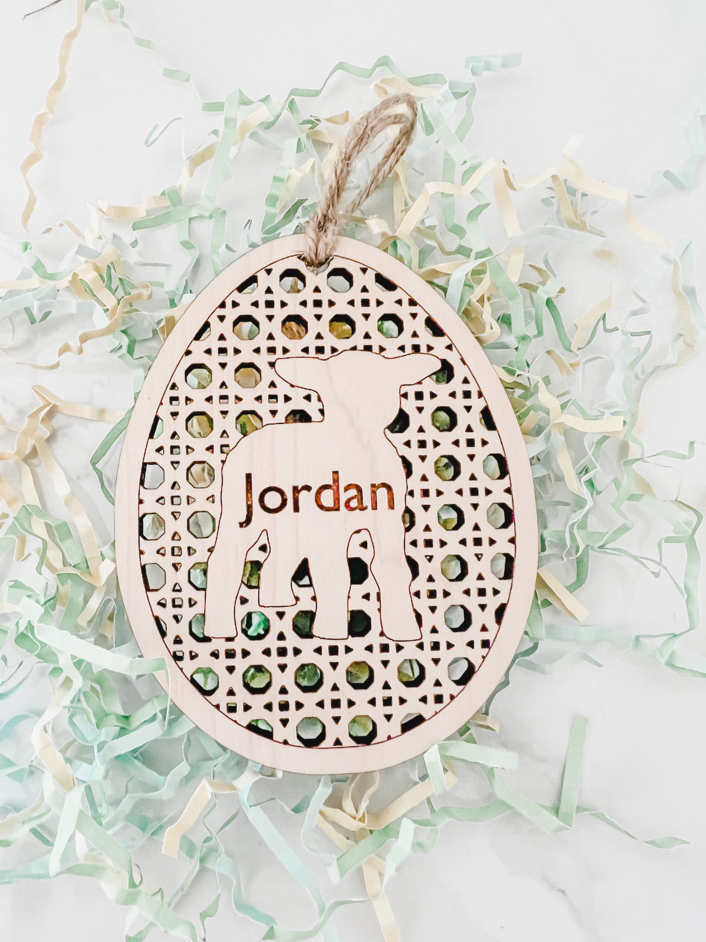 Easter Basket Tags-Rattan